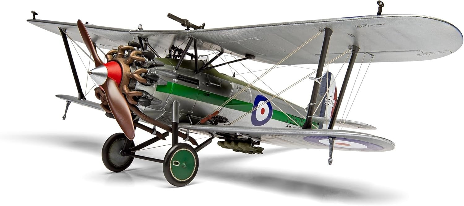 1:48 Bristol Bulldog Mk.II Classic Biplane Model Kit – Military Scale Build