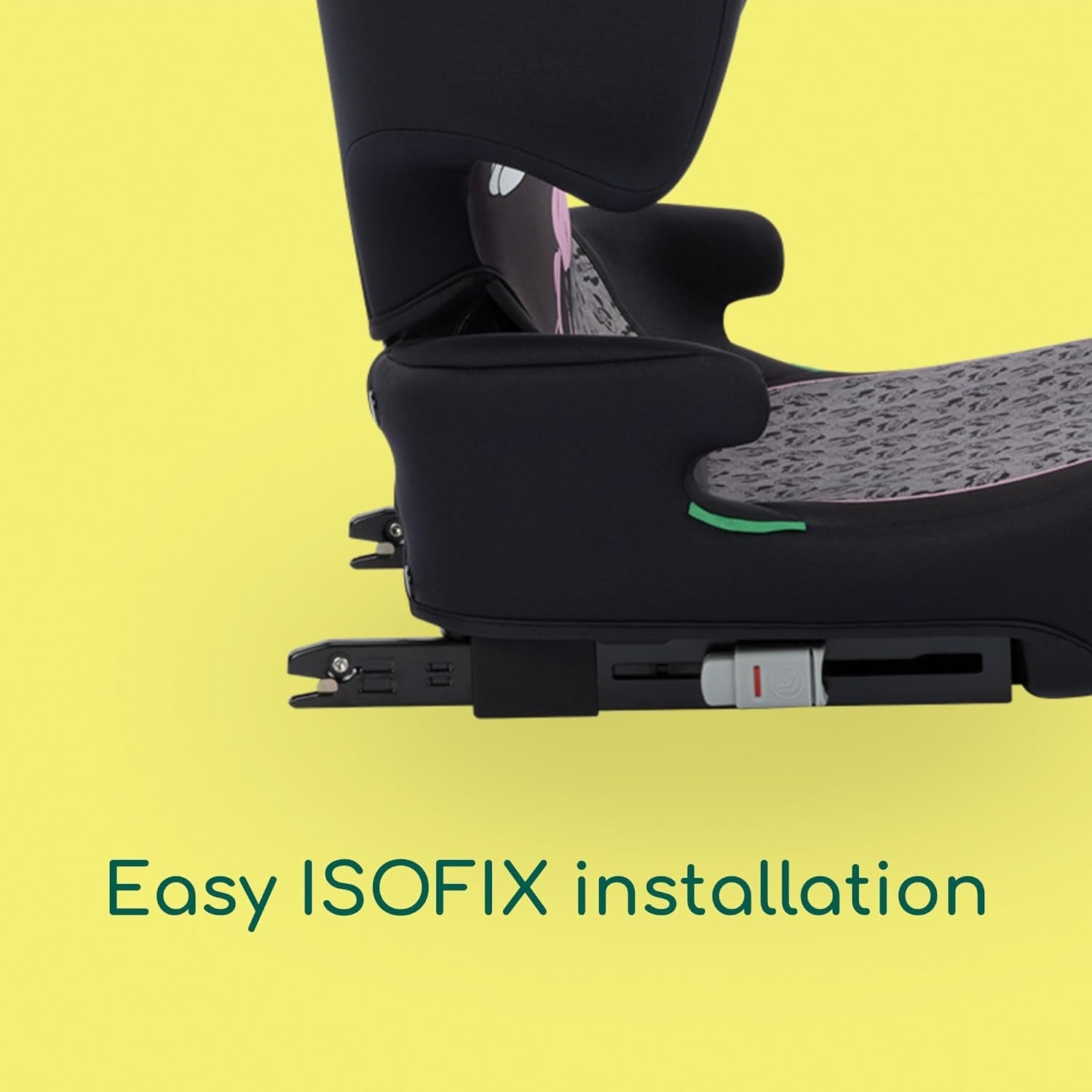 i-Size High Back Booster Car Seat 3–12 Years Foldable Lightweight 100–150cm