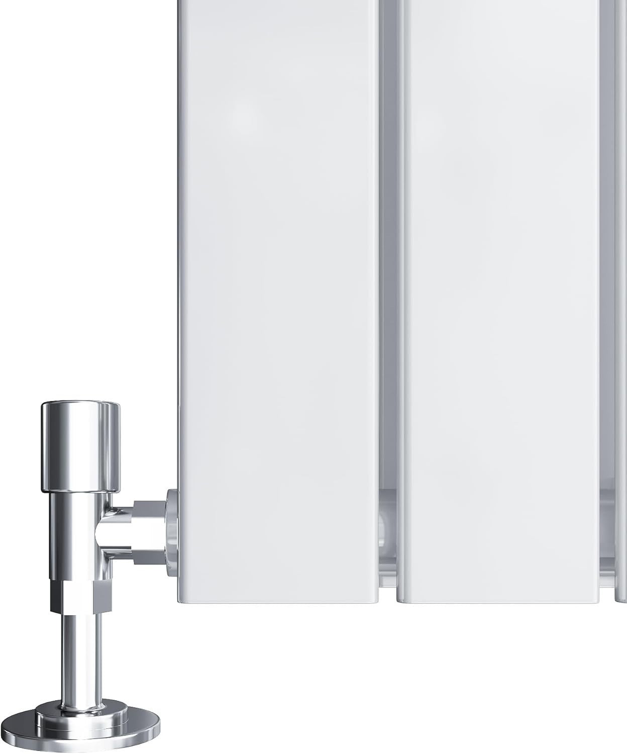 White Vertical Designer Radiator 1600x300mm Double Panel Central Heating