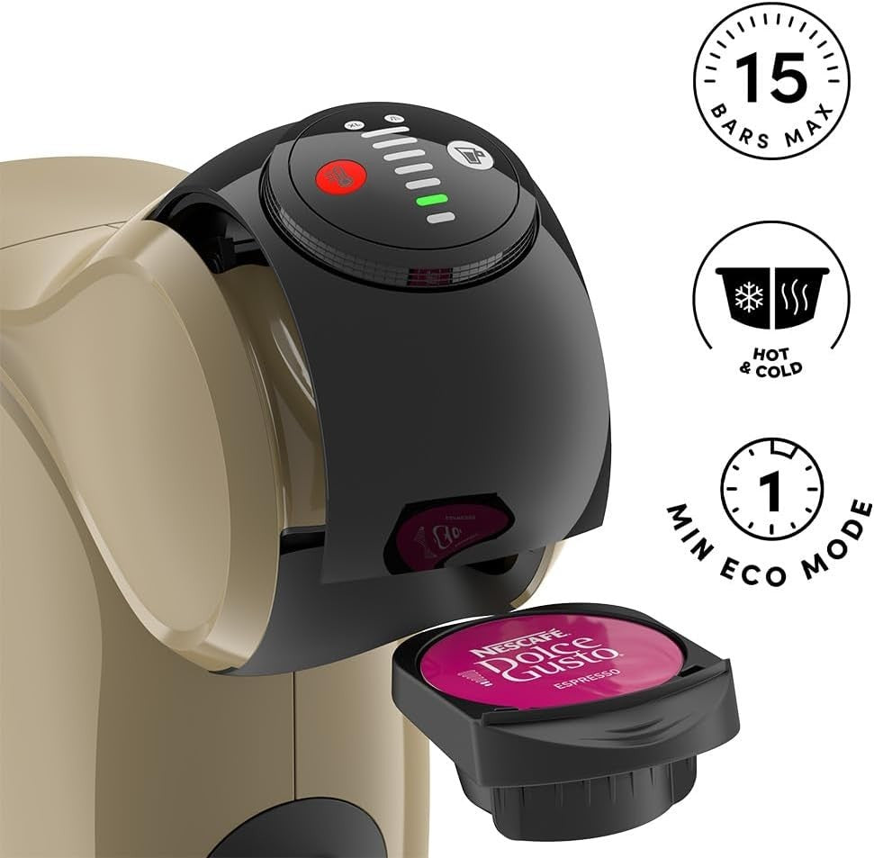 Compact Coffee Pod Machine | 15 Bar Pressure | One-Touch Control