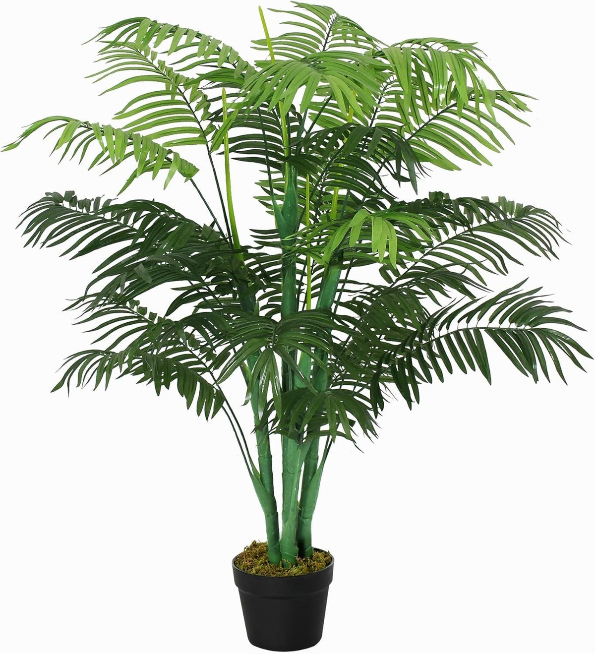 Artificial Palm Tree 125cm 4FT Faux Green Plant with Pot Indoor Home Decor
