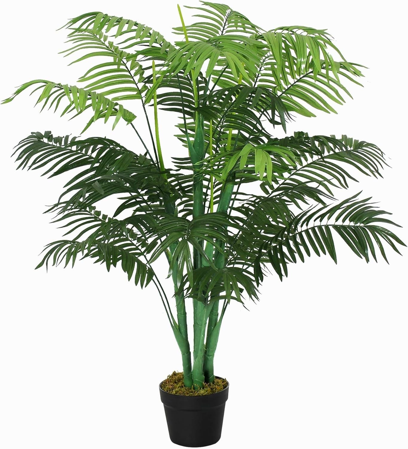 Artificial Palm Tree 125cm 4FT Faux Green Plant with Pot Indoor Home Decor