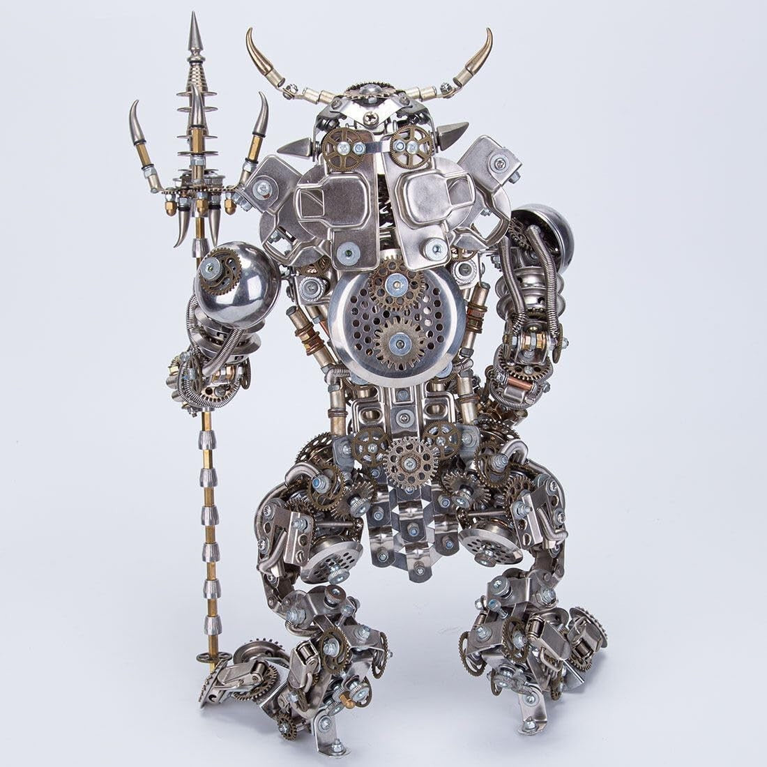 3D Metal Bull Humanoid Puzzle 2500PCS Steampunk Demon Model Kit