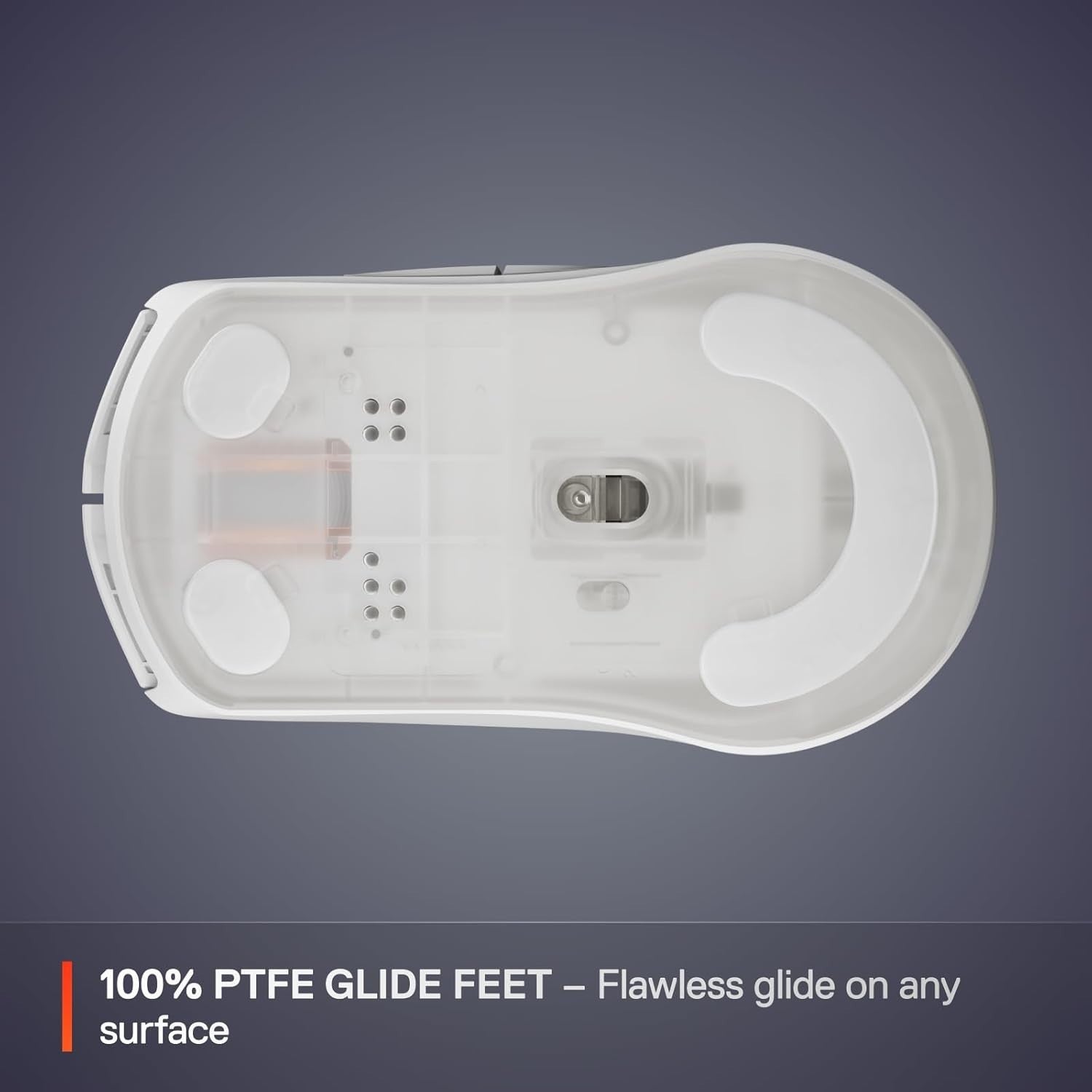 Wireless Gaming Mouse 18000 DPI Bluetooth 2.4GHz 60M Click White