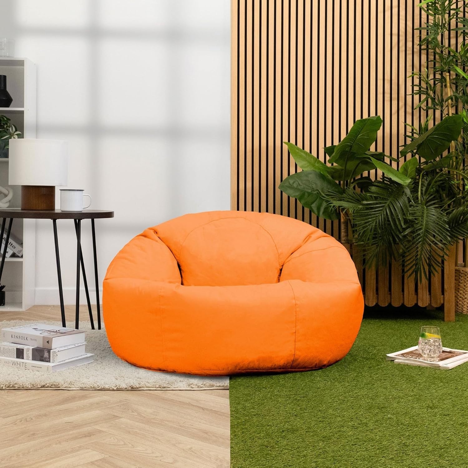 Outdoor Waterproof Bean Bag Chair Large Floor Seat Garden Patio Lounge