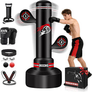 70 Inch Free Standing Inflatable Punching Bag Boxing MMA Training Set