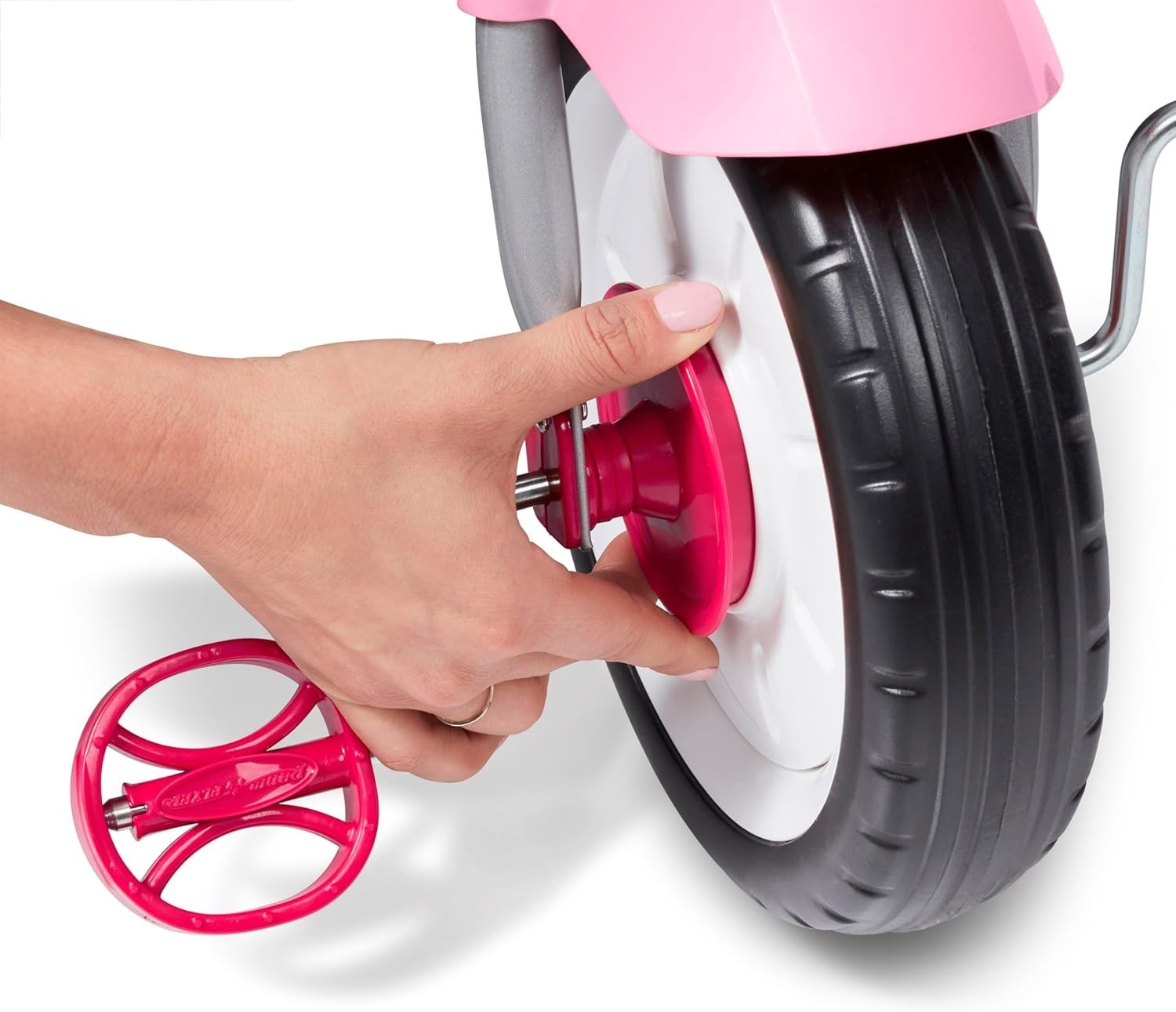 3 in 1 Toddler Tricycle Pink Kids Trike Adjustable Seat Storage 1.5-5Y