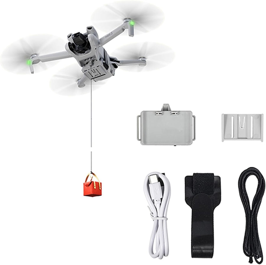Drone Airdrop Payload System for Mini 4 Pro/3 Pro – Lightweight Quick Release