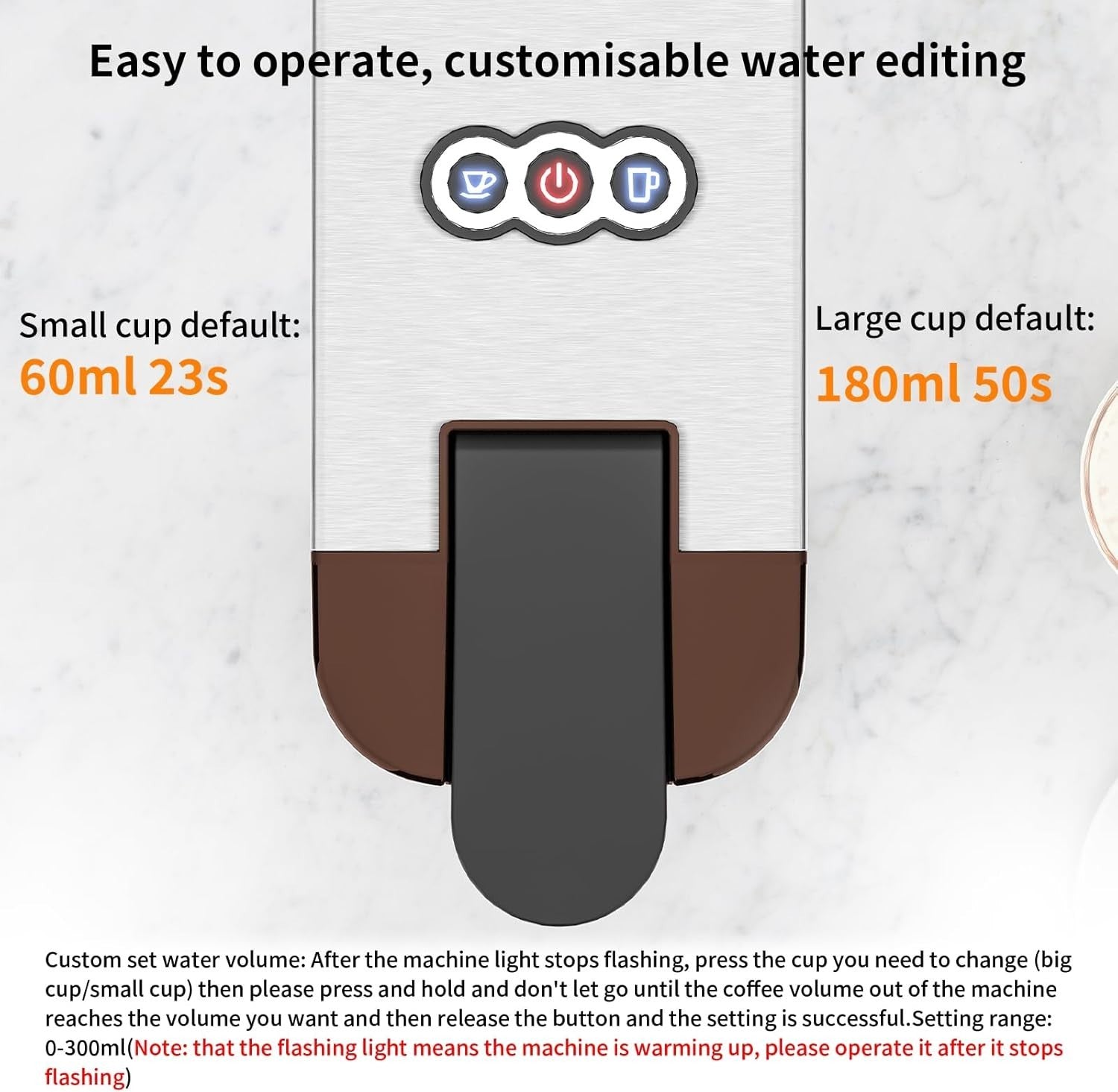 4-in-1 Espresso Coffee Machine | 19Bar Pressure | Capsule & Ground Compatible