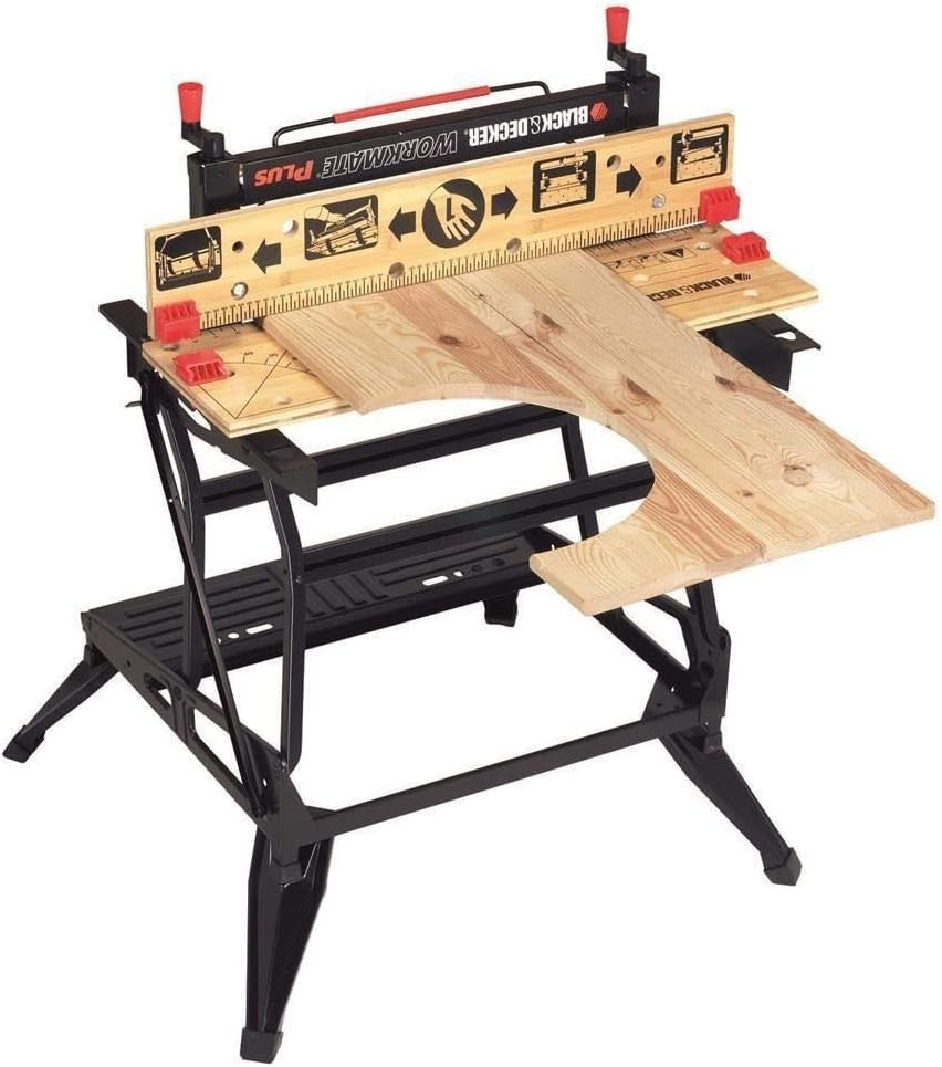 Workmate Plus Dual-Height Bench with 18V Hammer Drill & Kitbox Combo Set