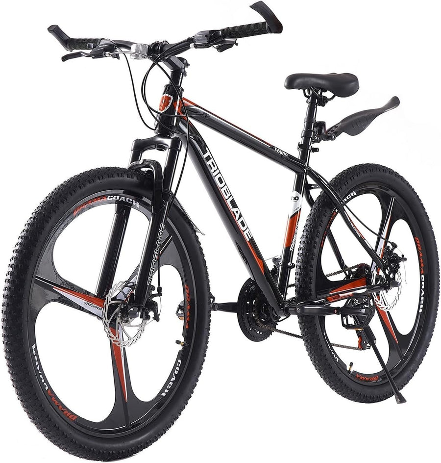 27.5” Mens MTB 21 Speed Disc Brake Bike Shock Absorber Alloy Frame