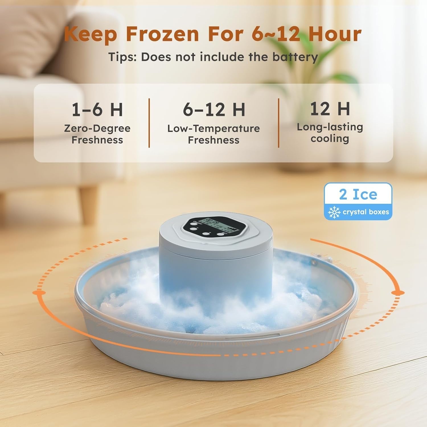 Automatic Wet Food Pet Feeder Timer 6 Meal Refrigerated Cat Dog Bowl