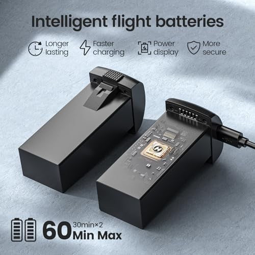 4K EIS GPS Drone Auto Return 60min Flight Brushless Motor Foldable Quadcopter