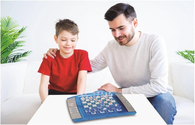 Electronic Chess Set with Touch Keyboard | 64 Difficulty Levels | Light & Sound