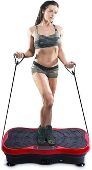 440lb Vibration Plate Exercise Machine Bluetooth LCD Body Shaper