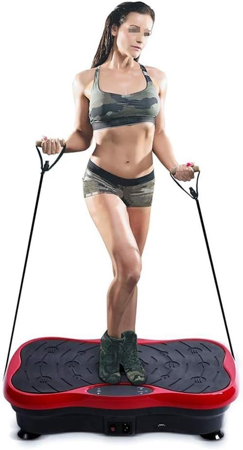 440lb Vibration Plate Exercise Machine Bluetooth LCD Body Shaper