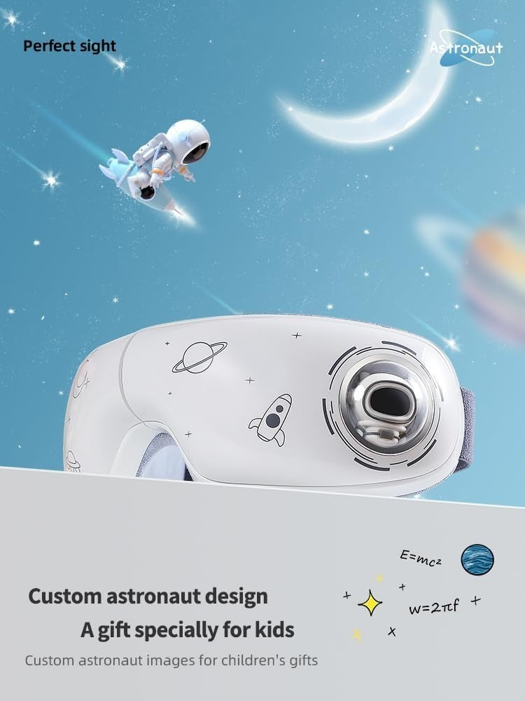 Kids Heated Eye Massager Bluetooth Music Eye Strain Relief