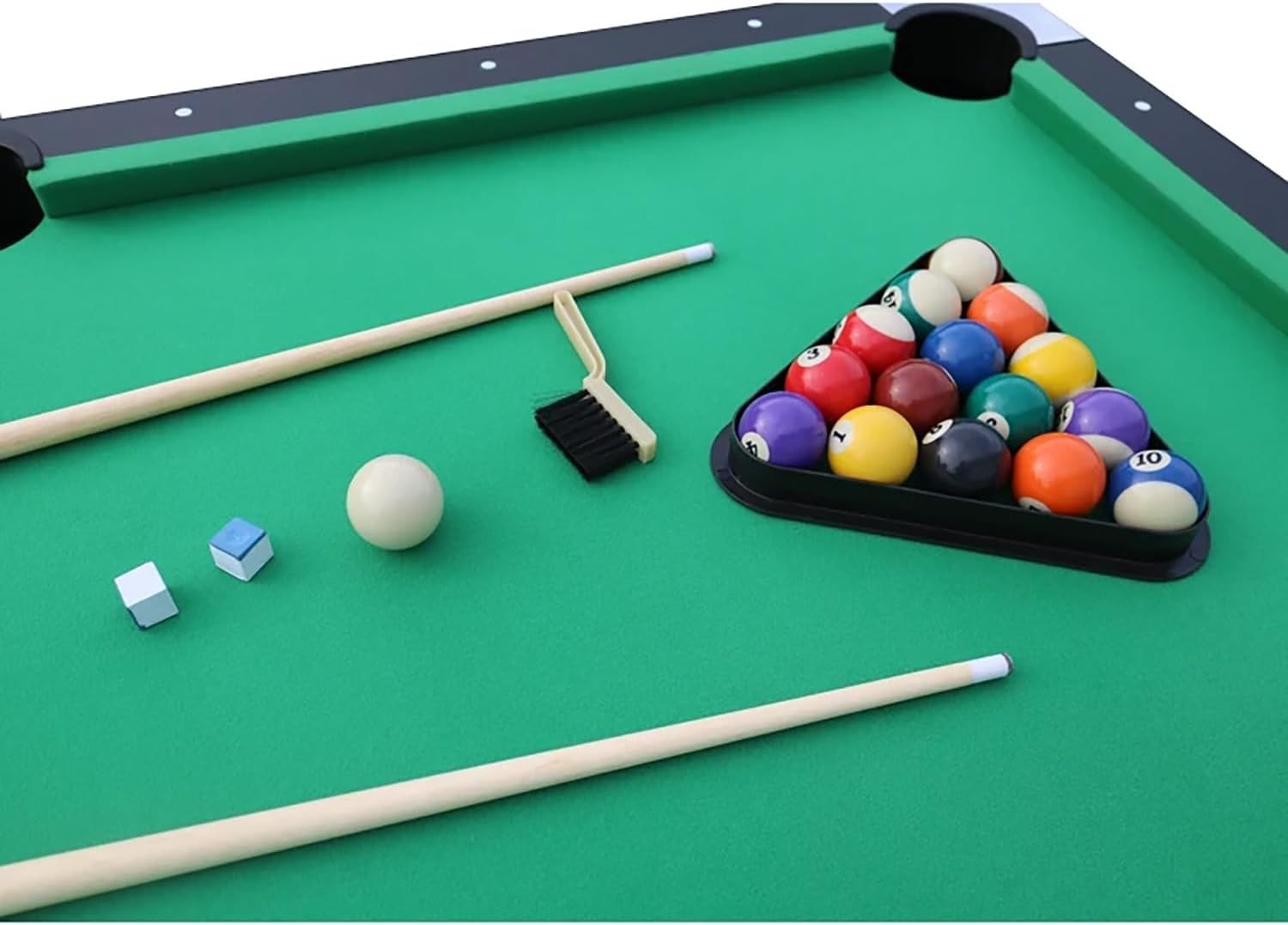 6FT Full Size Pool Table Ball Return System Home Billiards Set (S)