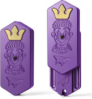 Purple Aluminum Fidget Slider Mechanical Clicker EDC Stress Toy