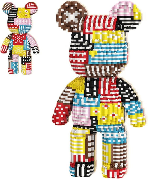 Bear Brick Micro Blocks 5350pcs DIY Art Toy Gift Home Display 30cm
