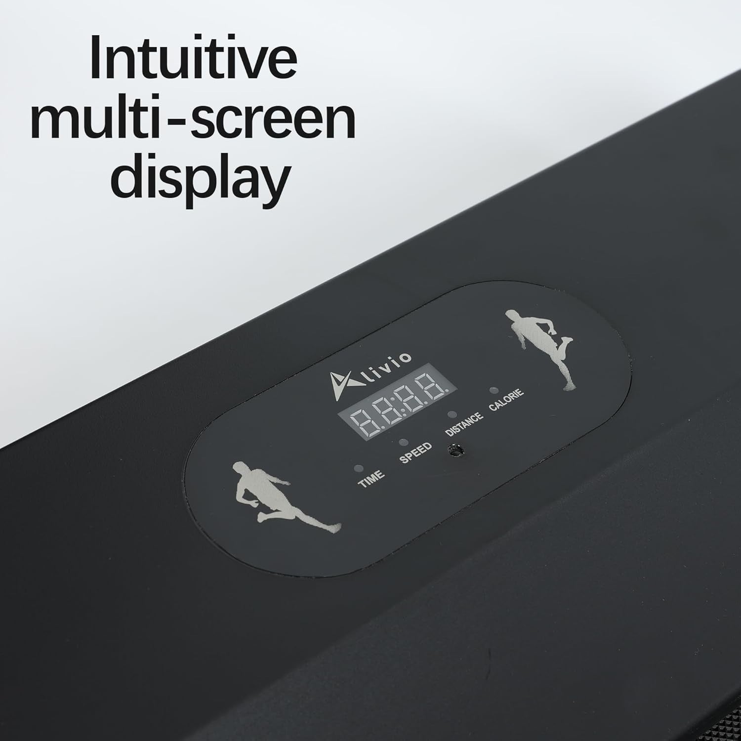 Under Desk Treadmill 2.5HP Walking Pad 1-8km/h Foldable Home Fitness