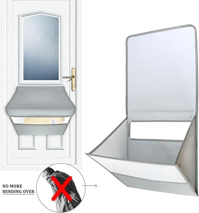 Letterbox Catcher for UPVC & Metal Doors – Lockable, Large, Easy Access