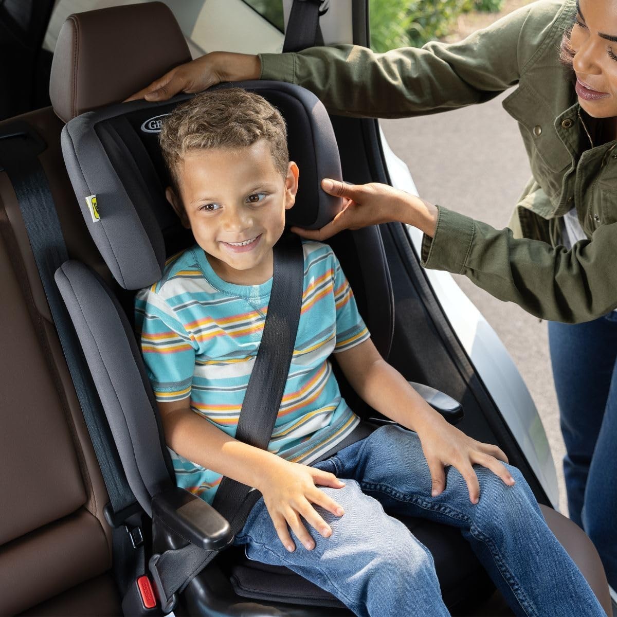 i-Size R129 High Back Booster Car Seat 100–150cm Adjustable
