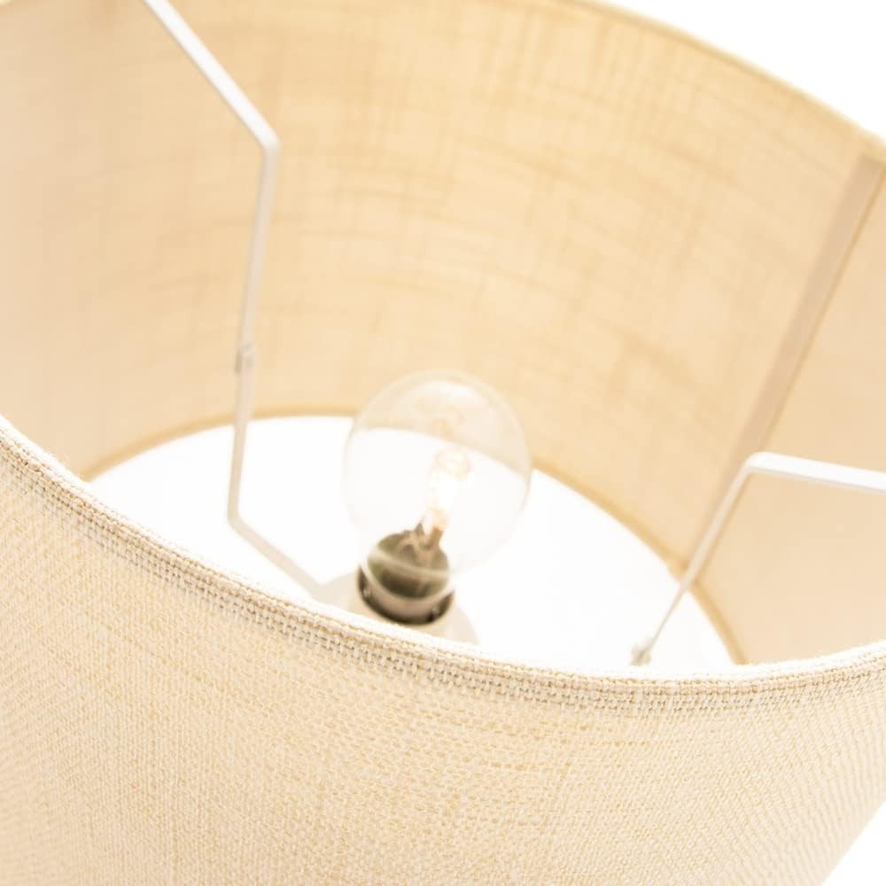 Cream Linen Drum Lampshade 35cm Table Floor Pendant Light Shade