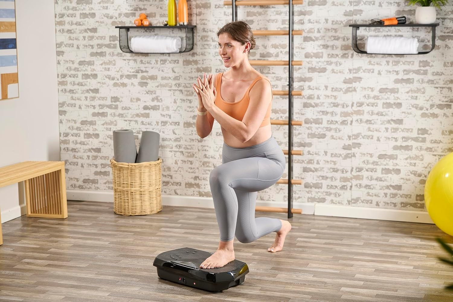 Hexaplate Vibration Fitness Platform 120 Levels 9 Programs Pain Relief