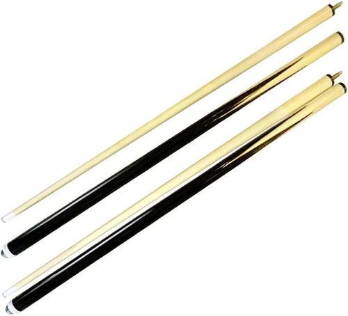 58" House Pool Cue Set 2 Pack Hardwood Billiard Sticks 13mm Tips