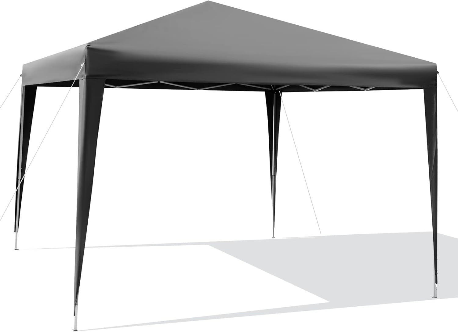 3x3m Pop Up Gazebo Waterproof UV Canopy Tent Grey w/ Bag Adjustable