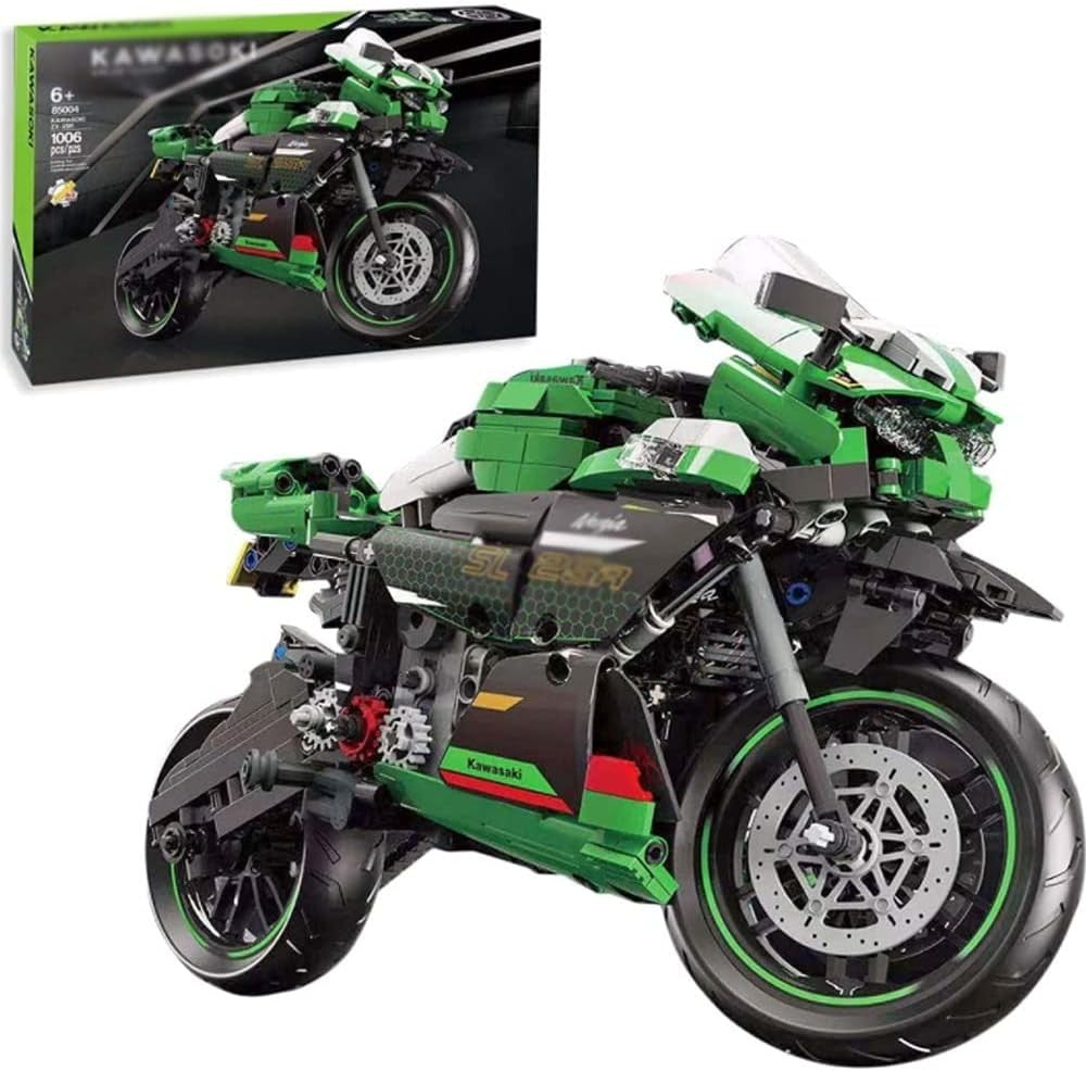 1006 PCS Technic Motorcycle Building Kit – Realistic DIY Model for Desk Decor
