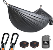 Ultra-Light Portable Camping Hammock 300kg Load Breathable Parachute Nylon