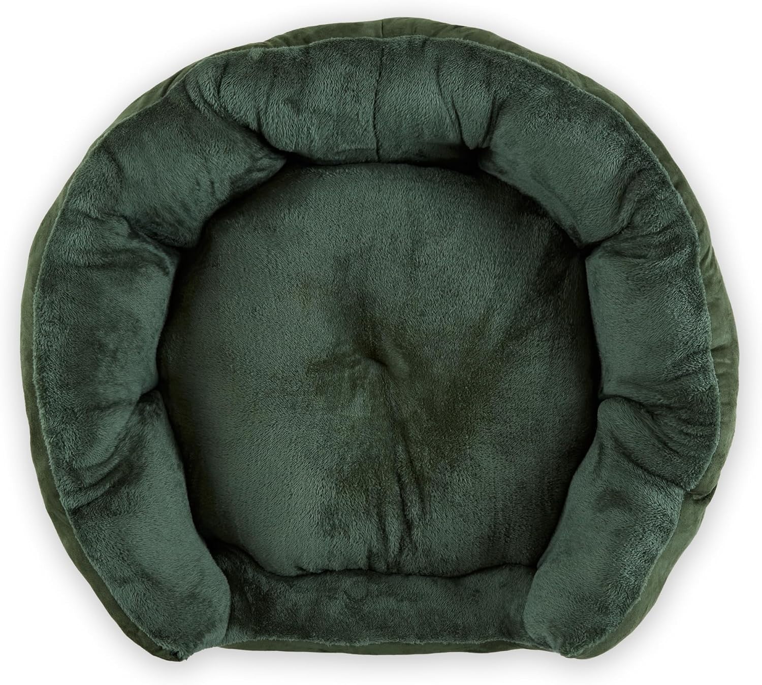 Large Calming Dog Bed 90x70x28cm Fluffy Fleece Washable