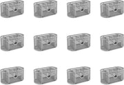 8-Compartment Metal Desk Organiser with Drawer – Pen, Ruler & Stationery Tidy