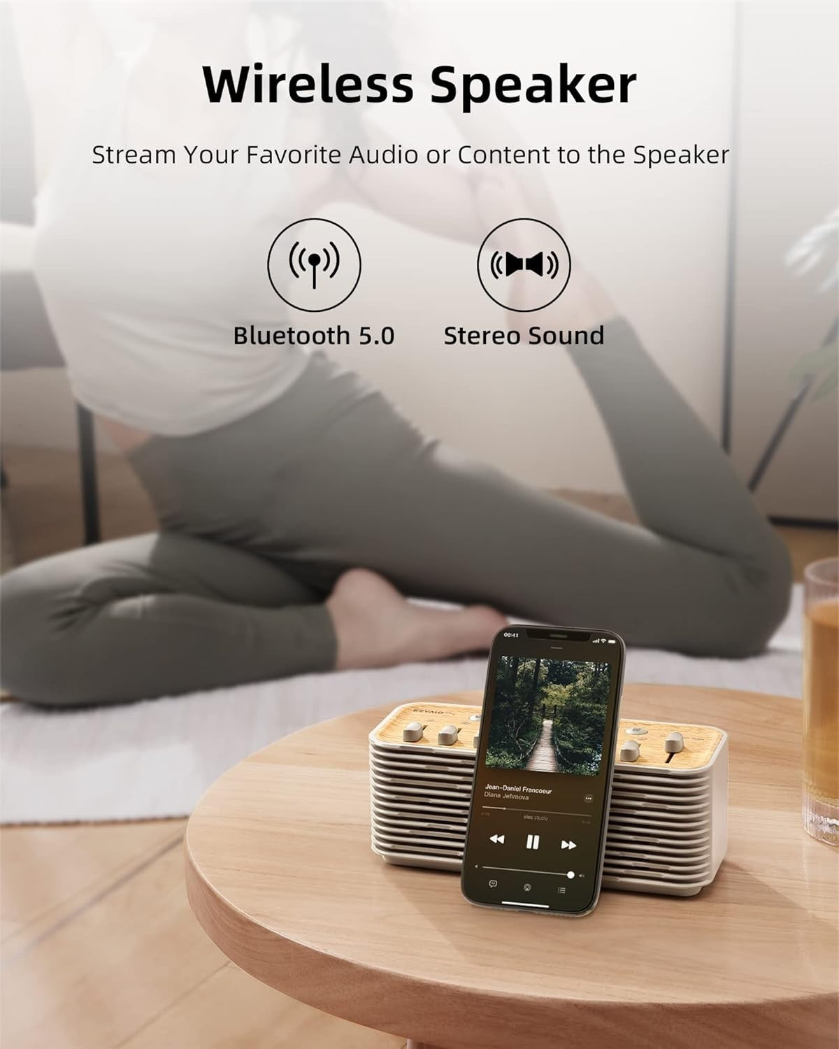 White Noise Machine with Night Light & Bluetooth Speaker | Portable Sleep Aid