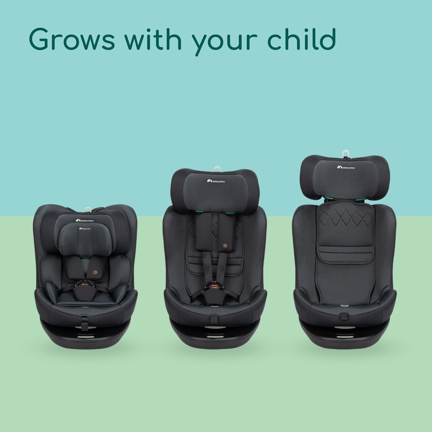 360 Swivel i-Size Car Seat ISOFIX 0–12 Years 40–150cm Rear & Forward