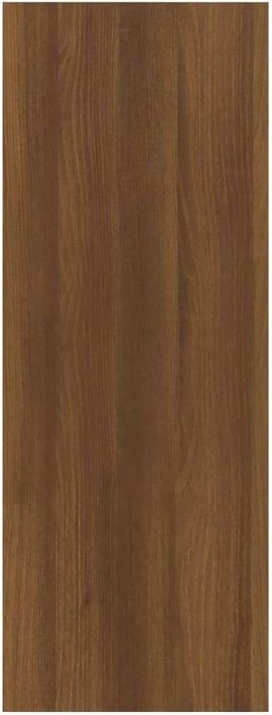 Compact Modern Console Table with Storage, Brown Oak, 105x30x80cm