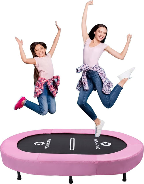 Oval Indoor Trampoline for Two Quiet Rebounder 40 Springs 150KG