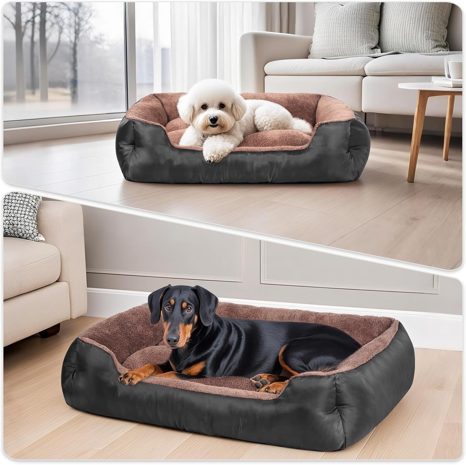 Extra Large Dog Bed 110x90x22cm Washable Calming Non Slip