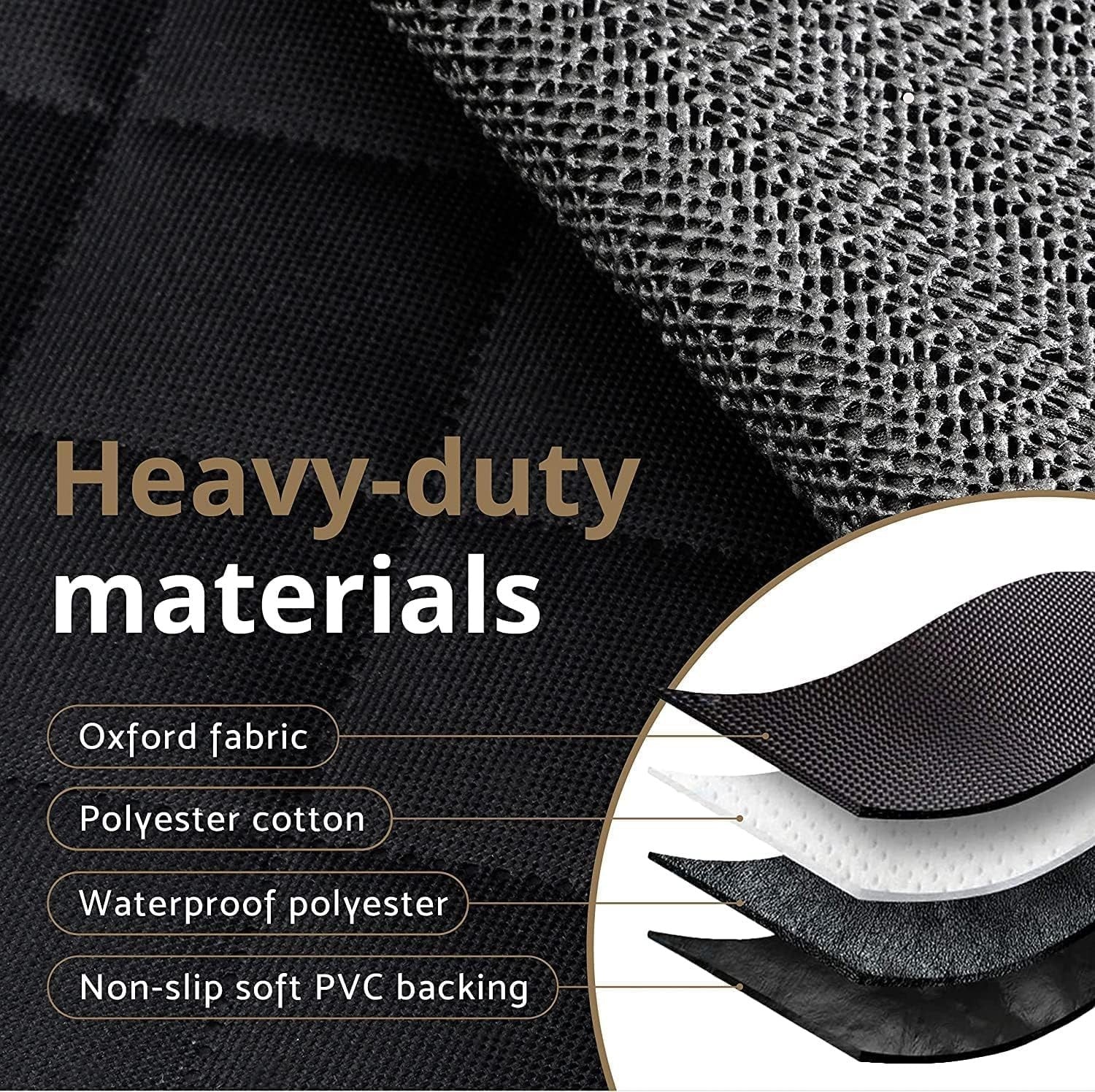 Waterproof Dog Car Seat Cover Non Slip Scratch Proof Back Seat Protector