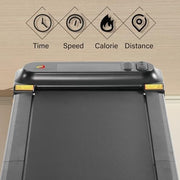 Folding Walking Pad 0.75HP Under Desk Treadmill LED Display Remote App Control