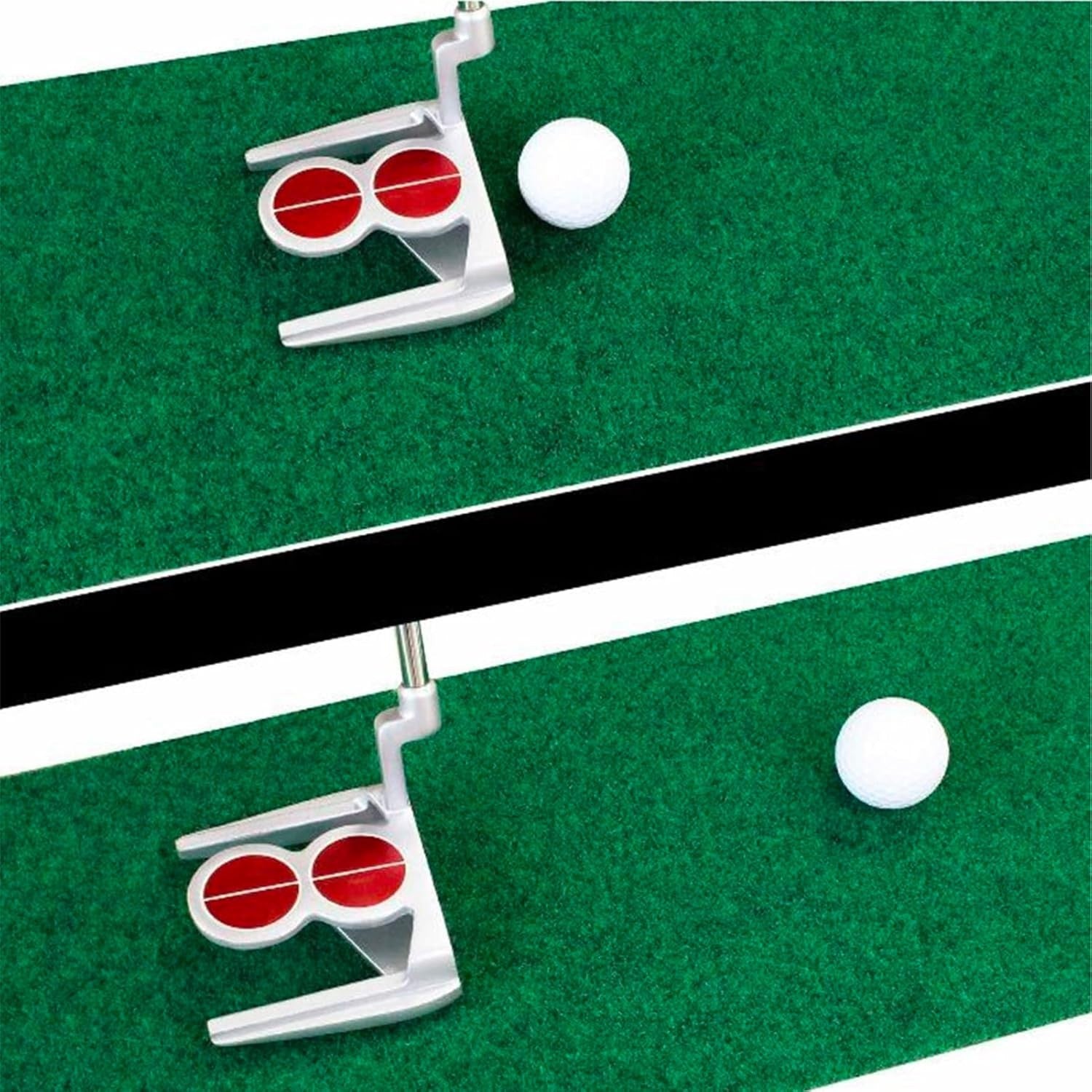 Golf Putting Mat Automatic Ball Return Indoor Outdoor Training Green