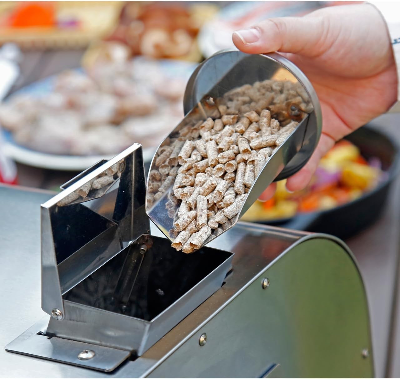 Stainless Steel Outdoor Pizza Oven | Portable Wood Pellet Pizza Maker BBQ