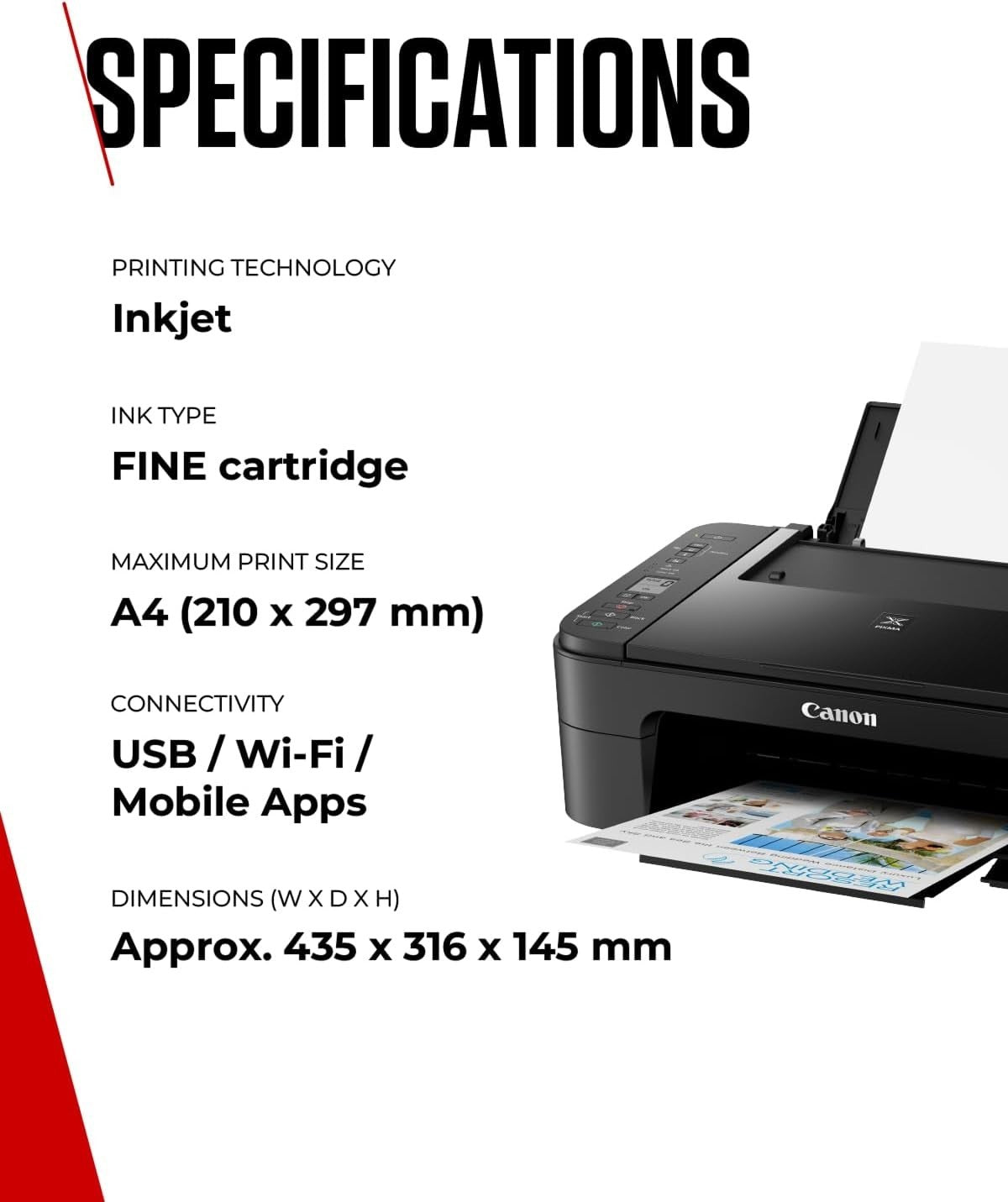A4 Colour Inkjet All-in-One Printer Wireless Auto 2-Sided LCD