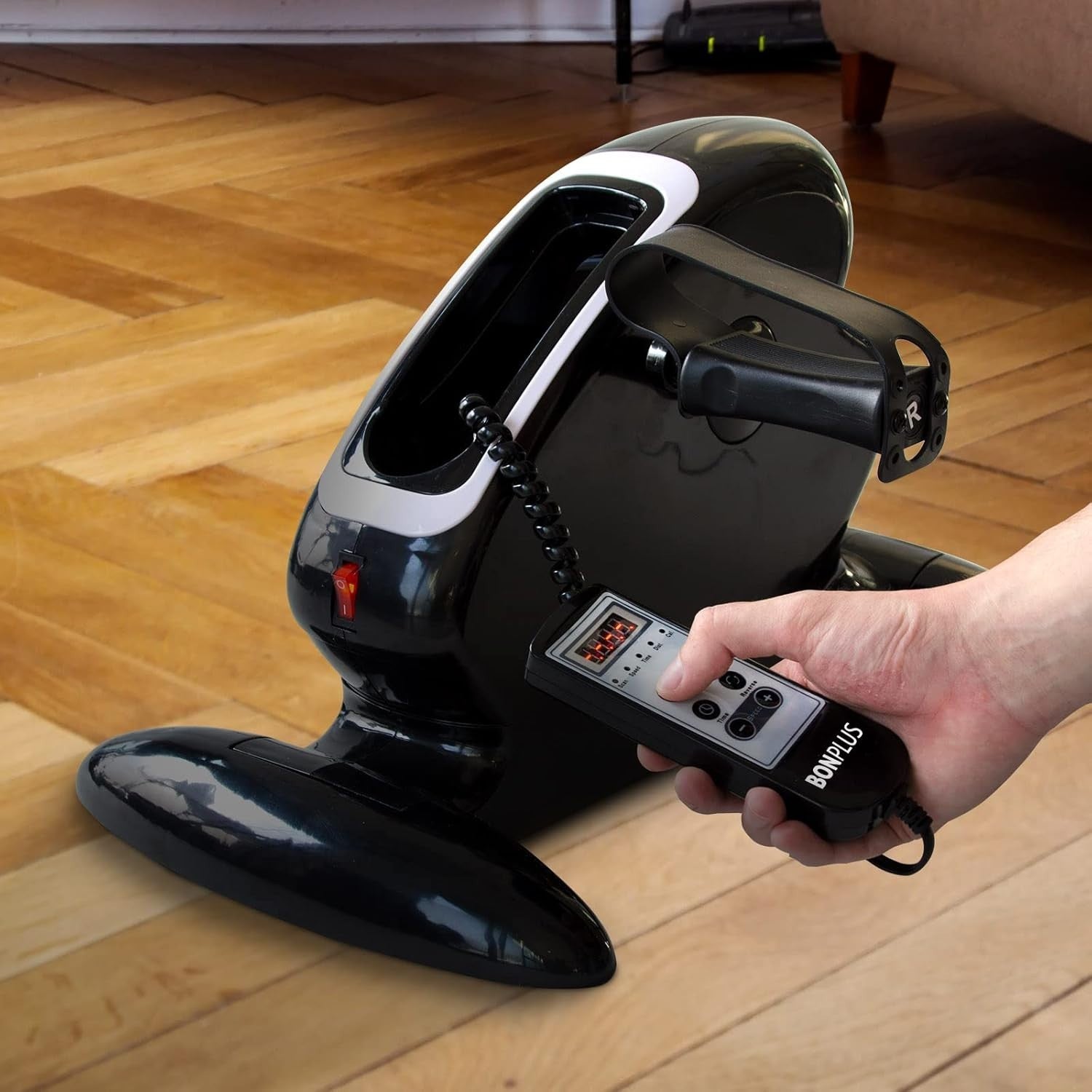 Electric Under Desk Elliptical Pedal Exerciser 12 Speed Remote