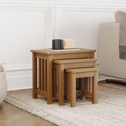Modern Rectangular Ash Veneer End Side Table Small Space Living Room Furniture