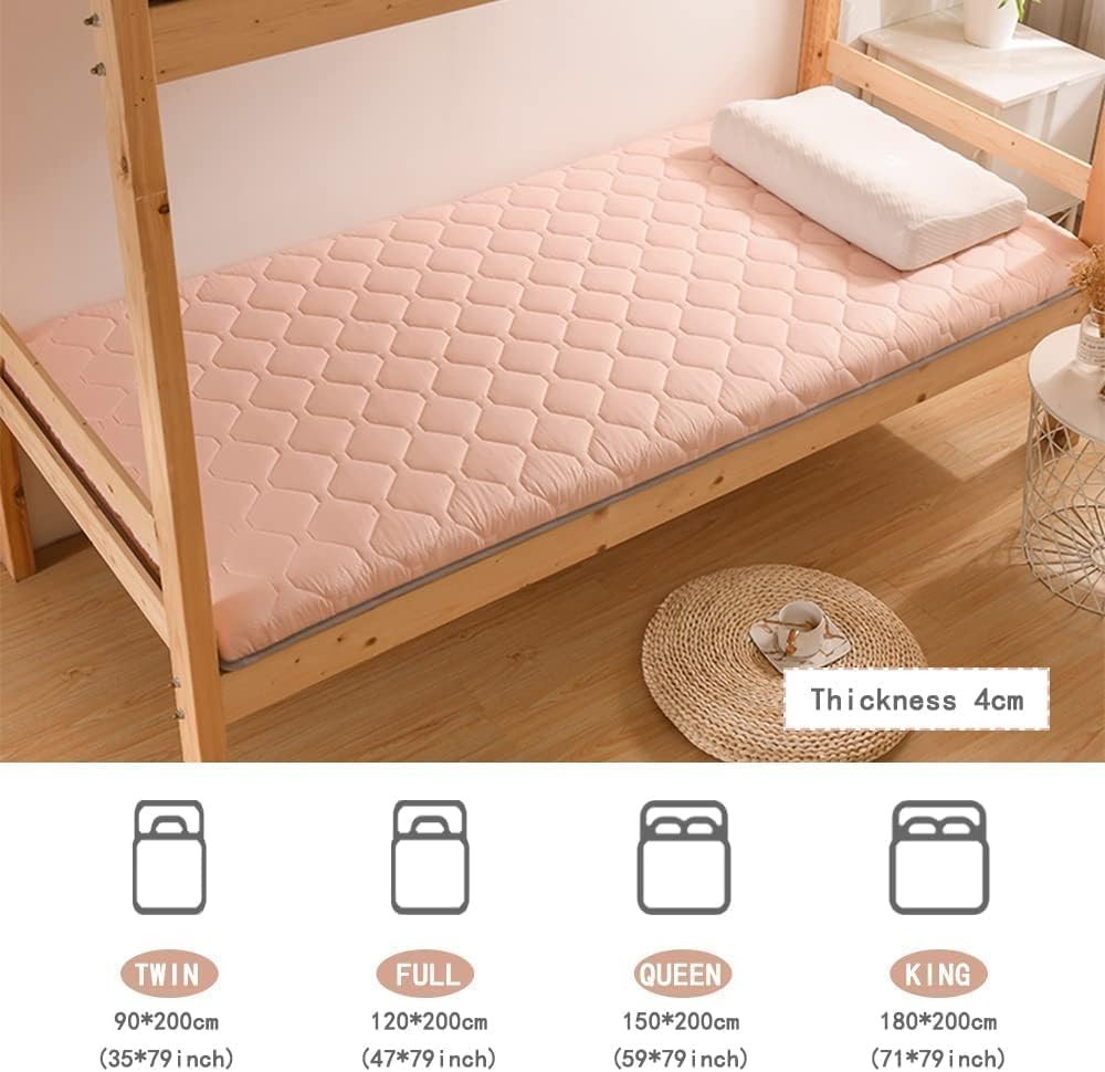 Portable Folding Japanese Futon Mattress Tatami Floor Bed Single Queen King