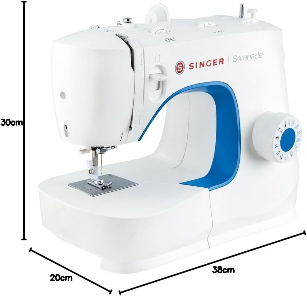 32 Stitch Sewing Machine Automatic Buttonhole Free Arm White
