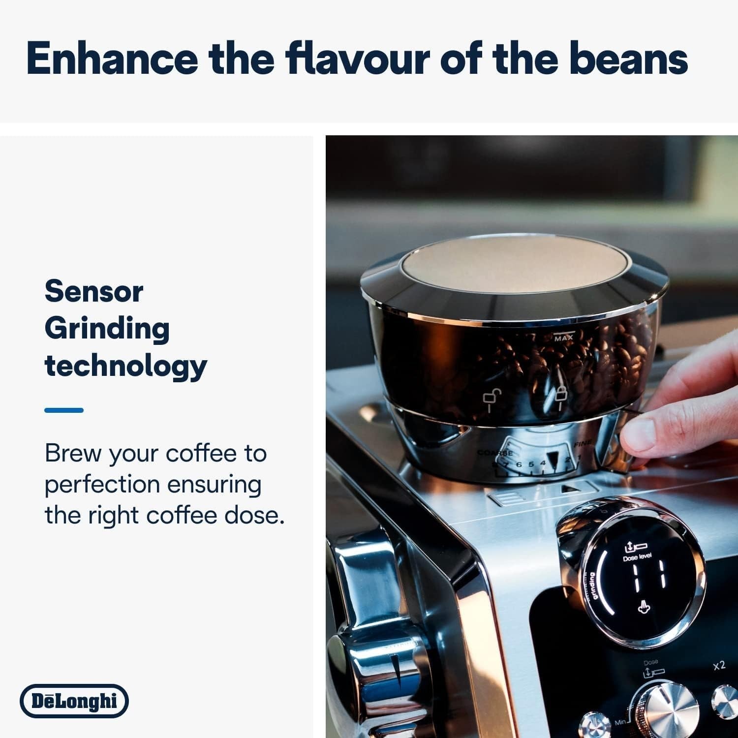 High-End Espresso Machine w/ Grinder, Cold Brew, Smart Tamping & Milk Frother